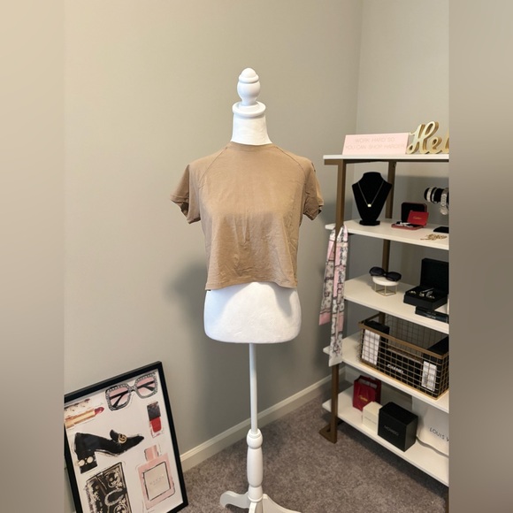 SKIMS New Vintage Cropped Raglant T-Shirt DESERT (2X) AP-TSH-1367 - Picture 4 of 9